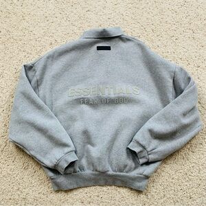 Fear of God Essentials Gray polo